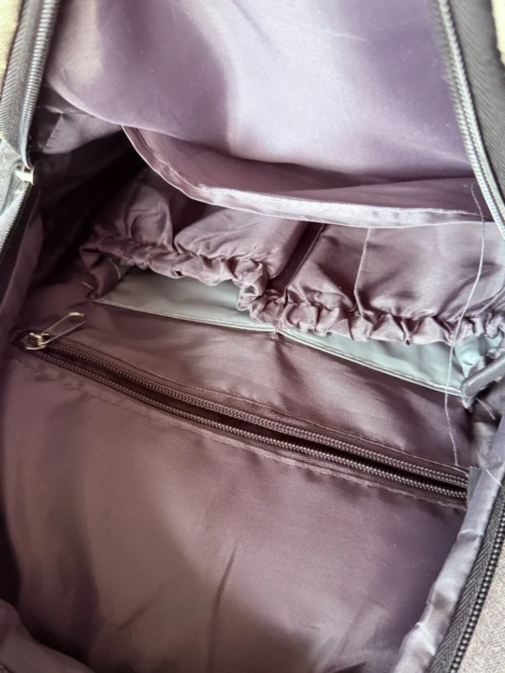 Eddie Bauer First Adventure Backpack Diaper Bag Gray